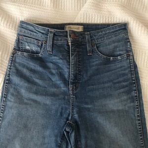 Madewell Curvy skinny jeans